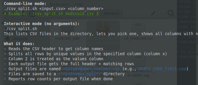 csv_split.sh